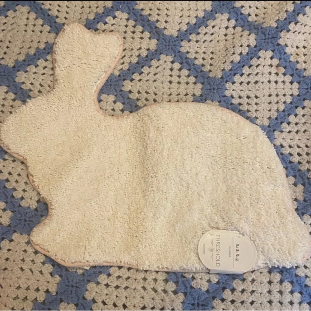Threshold Cream Bunny Bath Mat